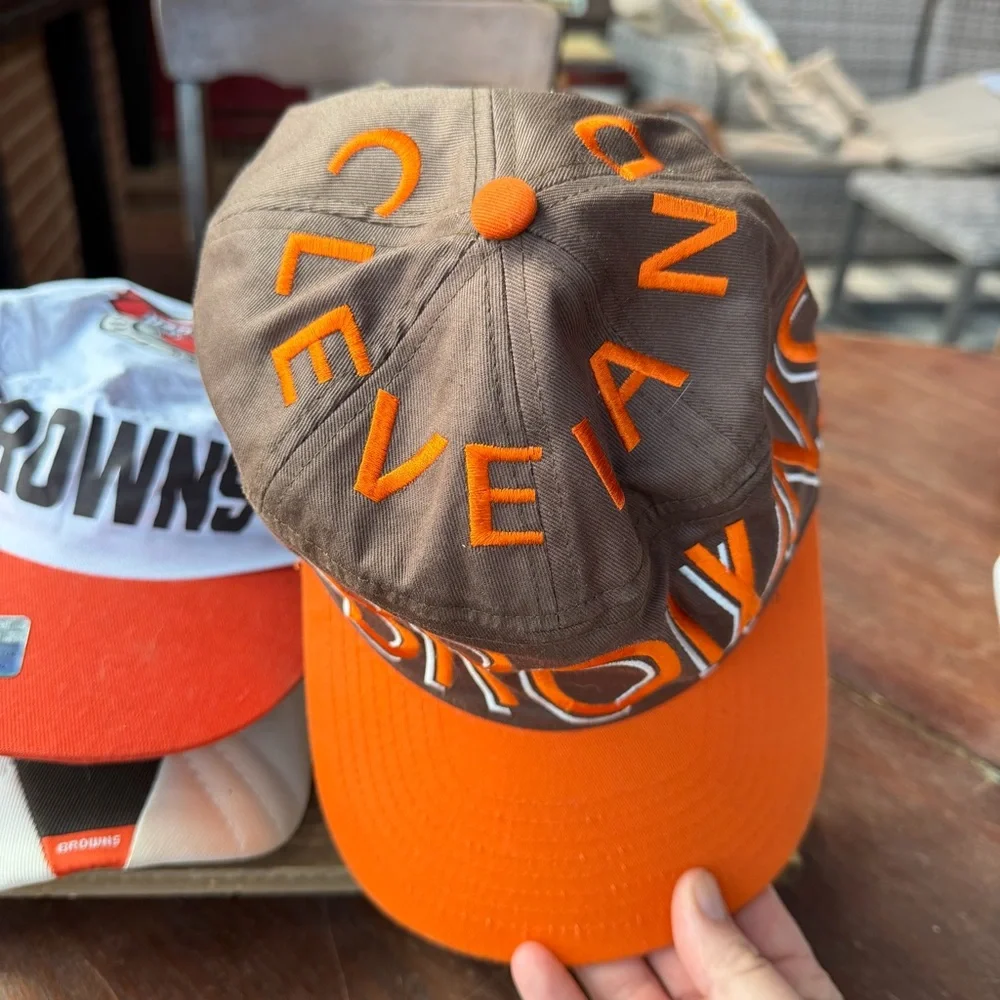 Cleveland Browns Vintage Hats! Go Browns!